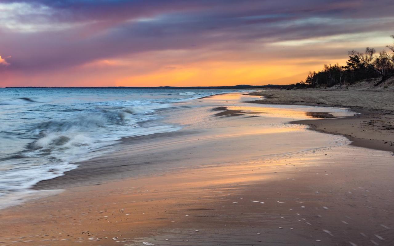 Mieszkanie Sea Waves Lägenhet Gdańsk Exteriör bild